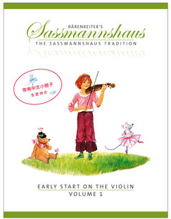 Barenreiter Sassmannshaus, K.: Early Start on the Violin, Volume 1, (violin) with Chinese Text Booklet, Barenreiter