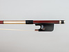 Italian Andrea PROIETTI round Pernambuco cello bow, silver mounted, personal model, 81.4 g, ITALY