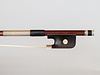 HALLIGAN cello bow, silver & ebony mounted, USA, 82.3g