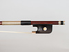 HALLIGAN cello bow, silver & ebony mounted, USA, 82.5 grams