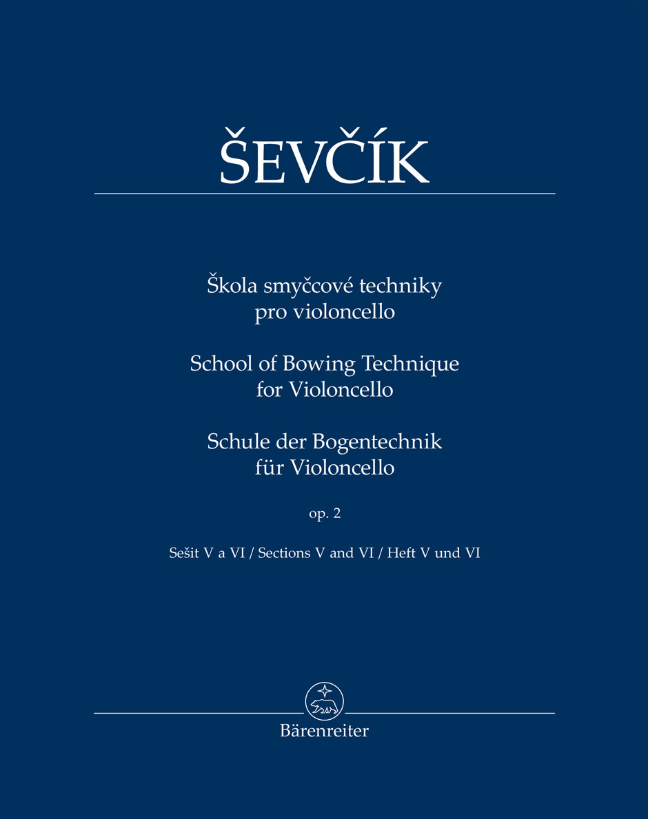Barenreiter Sevcik: School of Bowing Technique for Violoncello, Op.2, Book 3, Section 5 and 6 (cello) Barenreiter