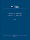 Barenreiter Merk, Joseph (Rummel):20 Etudes for Violoncello (cello), Barenreiter