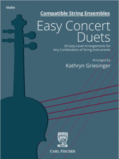 Carl Fischer Griesinger, K.: Easy Concert Duets: 30 Easy Level Arrangements (2 violins) CF