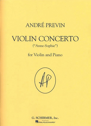 HAL LEONARD Previn, Andre: Violin Concerto ''Anne-Sophie'' (violin & piano)