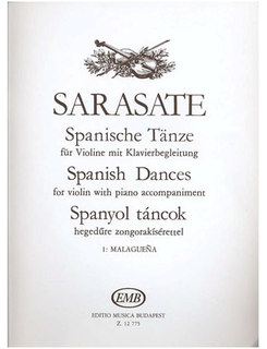 HAL LEONARD Sarasate, Pablo de: Spanish Dance Malaguena (violin & Piano)