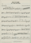 HAL LEONARD Saint-Saens, Camille (Heifetz/Granat): Havanaise, Op. 83 (violin & piano)