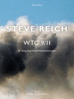 HAL LEONARD Reich: WTC 9/11 (string quartet and audio)
