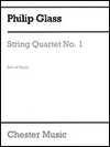 HAL LEONARD Glass: String Quartet No.1, parts (string quartet) Chester Music