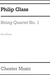 HAL LEONARD Glass: String Quartet No.1, parts (string quartet) Chester Music