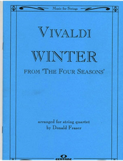 HAL LEONARD Vivaldi, Antonio (Fraser): Winter from the Four Seasons - Largo (String Quartet)