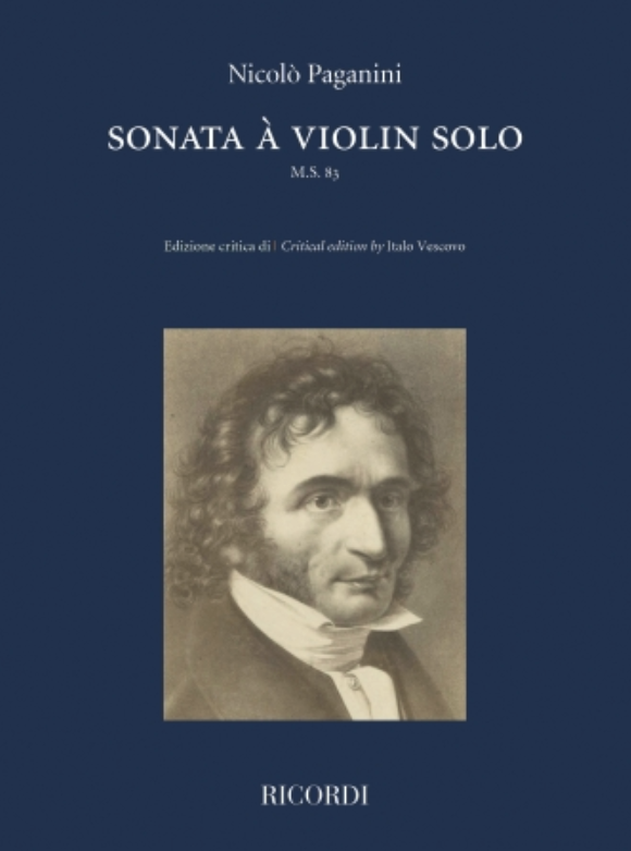 RICORDI Paganini (Vescovo): Sonata a Violin Solo, M.S. 83 RICORDI