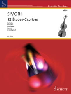 Schott Music Sivori (Birtel): 12 Etudes-Caprices for Violin Op. 25 SCHOTT