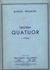 HAL LEONARD Milhaud, Darius: String Quartet No. 3 (2 violins, viola, cello)