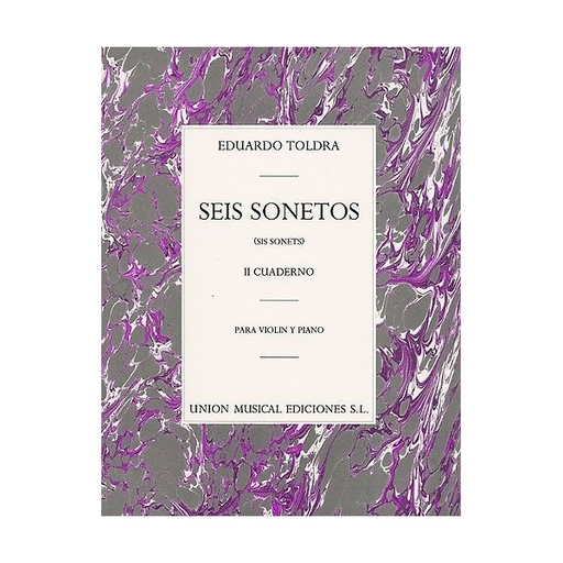 HAL LEONARD Toldra, Eduardo: Violin Sonatas Vol.2 (violin & piano)