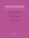 Barenreiter Saint-Saens, Camille (Guilloux and Medicic): Sonata No. 1 in D minor, op. 75, violin & piano, Barenreiter Urtext