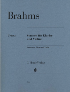 Brahms (Wiechert, Helmchem, Struck): Violin Sonatas (violin and piano) HENLE