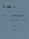 Brahms (Wiechert): Violin Sonata in D minor Op.108 (violin and piano) HENLE