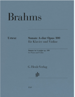Brahms (Wiechert): Violin Sonata in A major Op.100 (violin and piano) HENLE