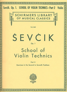 HAL LEONARD Sevcik (Mittell): School of Violin Technique, Op.1, Bk.2 (violin)