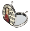 Fridolin Pocket mirror assorted design; Mozart, Beethoven
