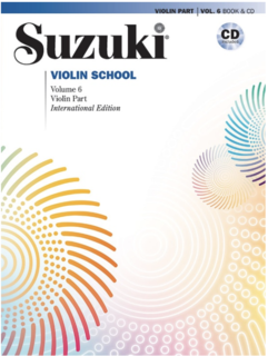 Suzuki: Suzuki Violin School, Volume 6 with CD (violin) International Edition