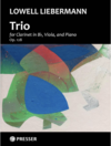 Presser Liebermann: Trio Op. 128 (clarinet, cello, piano) PRESSER