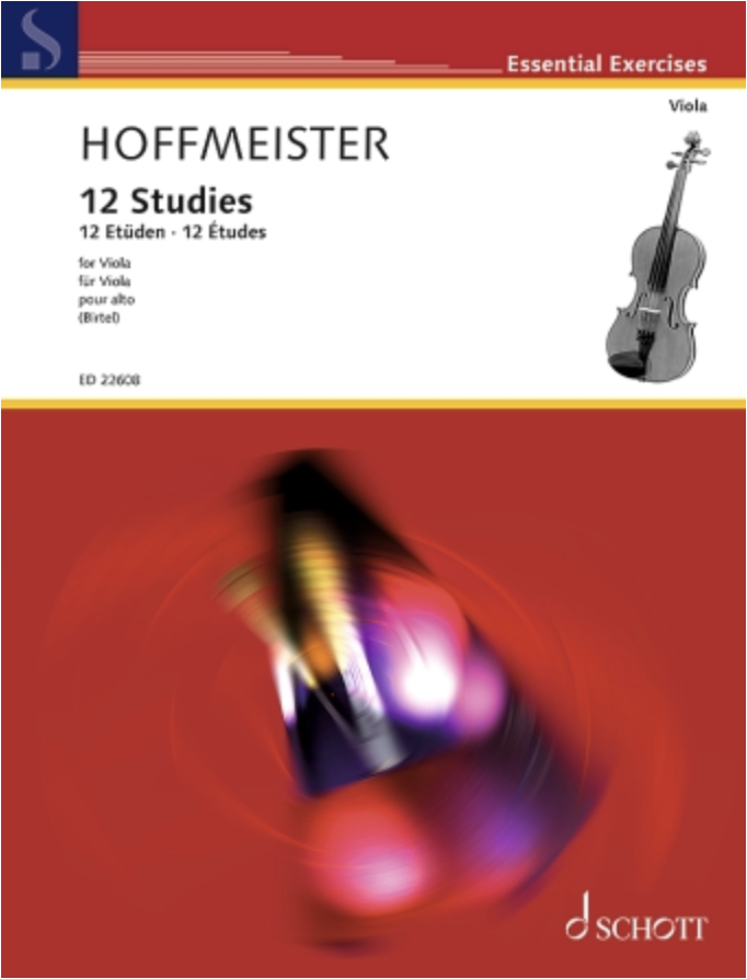 Schott Music Hoffmeister (Birtel): 12 Études for Viola (viola) SCHOTT