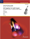 Schott Music Dotzauer (Bonz): 24 Caprices in All Keys, Op. 35 (cello) SCHOTT