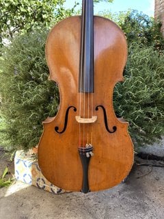 French J. Gaffino cello, c. 1750 Paris, with Rembert Wurlitzer certificate