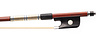Canadian Eric Gagne viola bow, silver-mounted, figured Pernambuco, with 3-color grip, 2022, Montreal, 71.3 grams