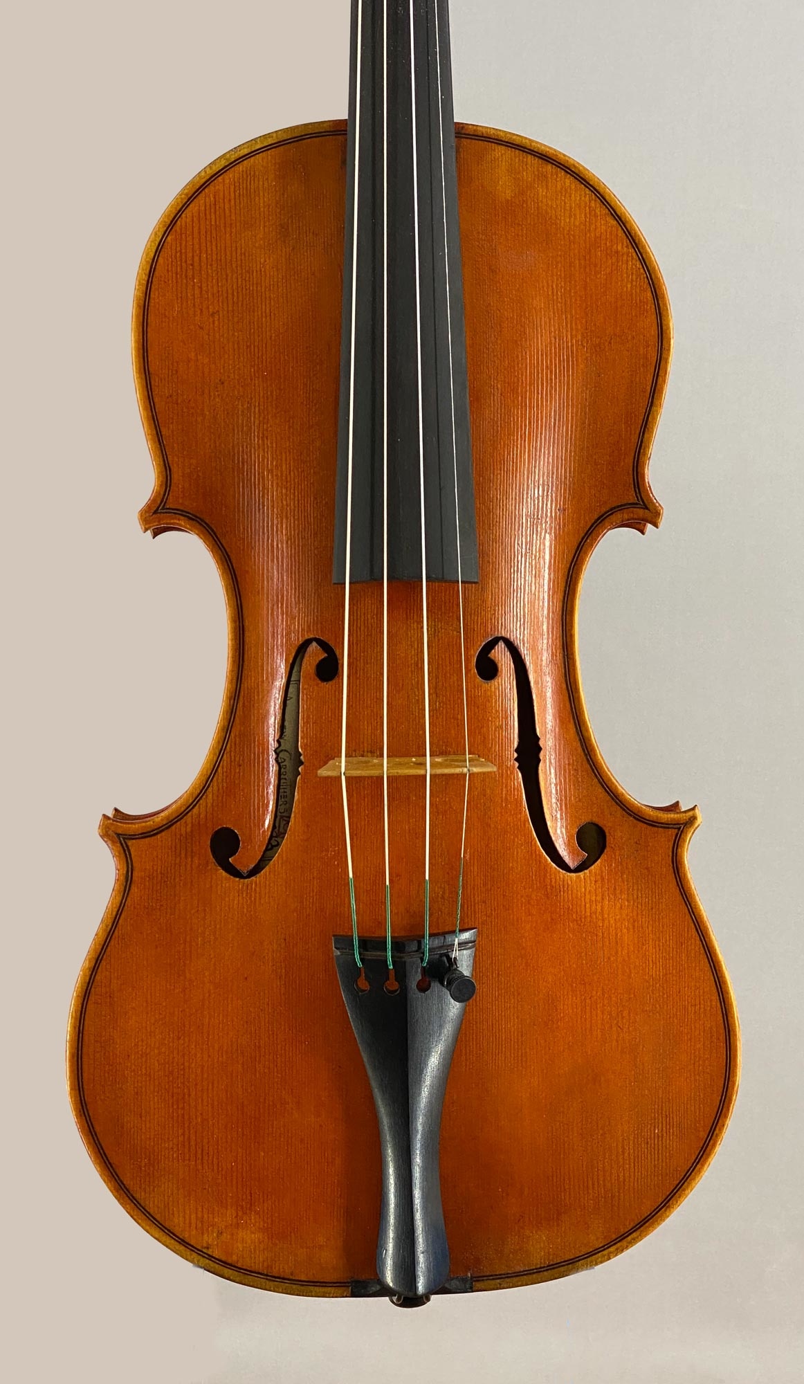 Andrew Carruthers violin, Del Gesu model, #23118, 2023, Santa Rosa, CA