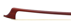 K. P. Lee  silver mounted round cello bow, #16, with silver tinsel and silver wire grip, 80.9 grams, USA
