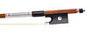 K. P. Lee silver mounted round viola bow, #12, with silver tinsel and silver wire grip, 70.1 grams, USA
