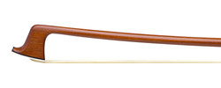 K. P. Lee silver mounted round viola bow, #12, with silver tinsel and silver wire grip, 70.1 grams, USA