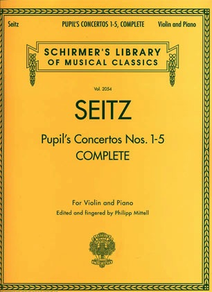 HAL LEONARD Seitz, F.: Pupil's Concertos No.1-5 COMPLETE (Violin & Piano)