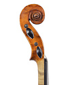 French "Giovan Paolo Maggini 1624 Brescia" labeled violin with birds-eye maple, repaired, ca. 1920, Germany