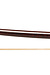 Brazilian ALYSIO De MATTOS viola bow, dark Pernambuco stick with silver-mounted ebony frog, silver tip, square heel, BRAZIL, 73.0 grams