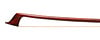 Brazilian ALYSIO De MATTOS cello bow, dark red-brown Pernambuco stick with silver-mounted ebony frog, silver tip, BRAZIL, 79.7 grams