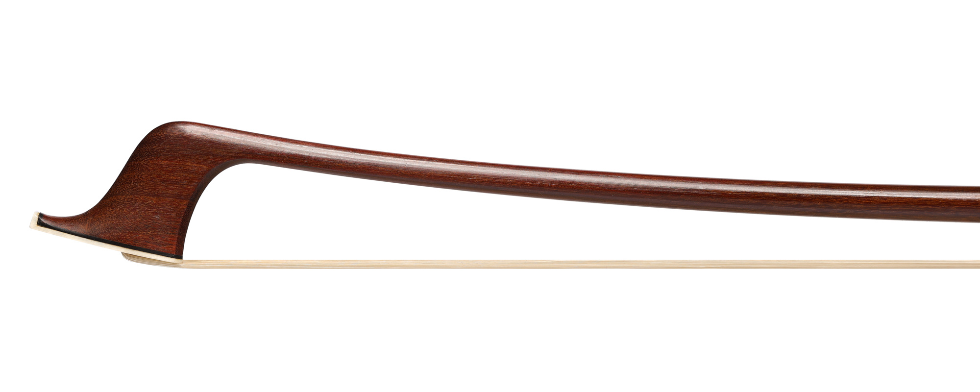 D. MUNIZ silver cello bow, used, round Pernambuco stick, Brazil
