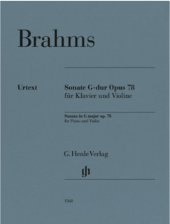 Brahms (Wiechert): Violin Sonata No. 1 G Major, Op. 78 (violin) HENLE