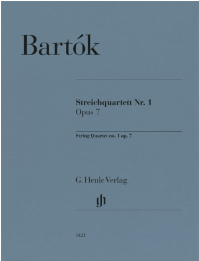 Bartok (Somfai): String Quartet No. 1, Op. 7 (string quartet) HENLE