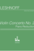 Jonathan Leshnoff Publishing Leshnof: Violin Concerto No. 2 (violin and piano) JLP