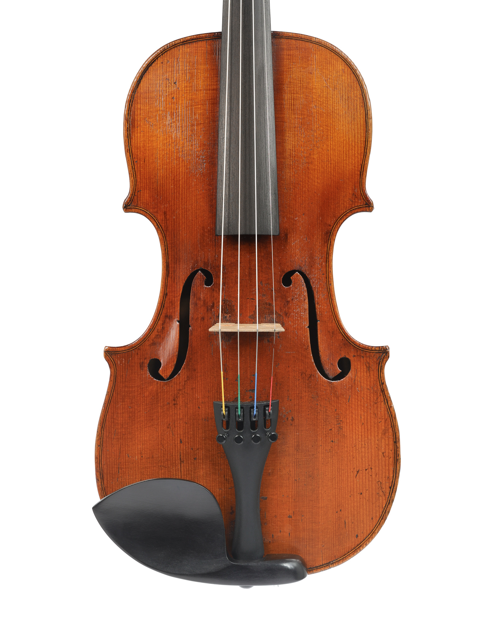 HOPF violin, branded on back, unlabeled, circa 1885, GERMANY