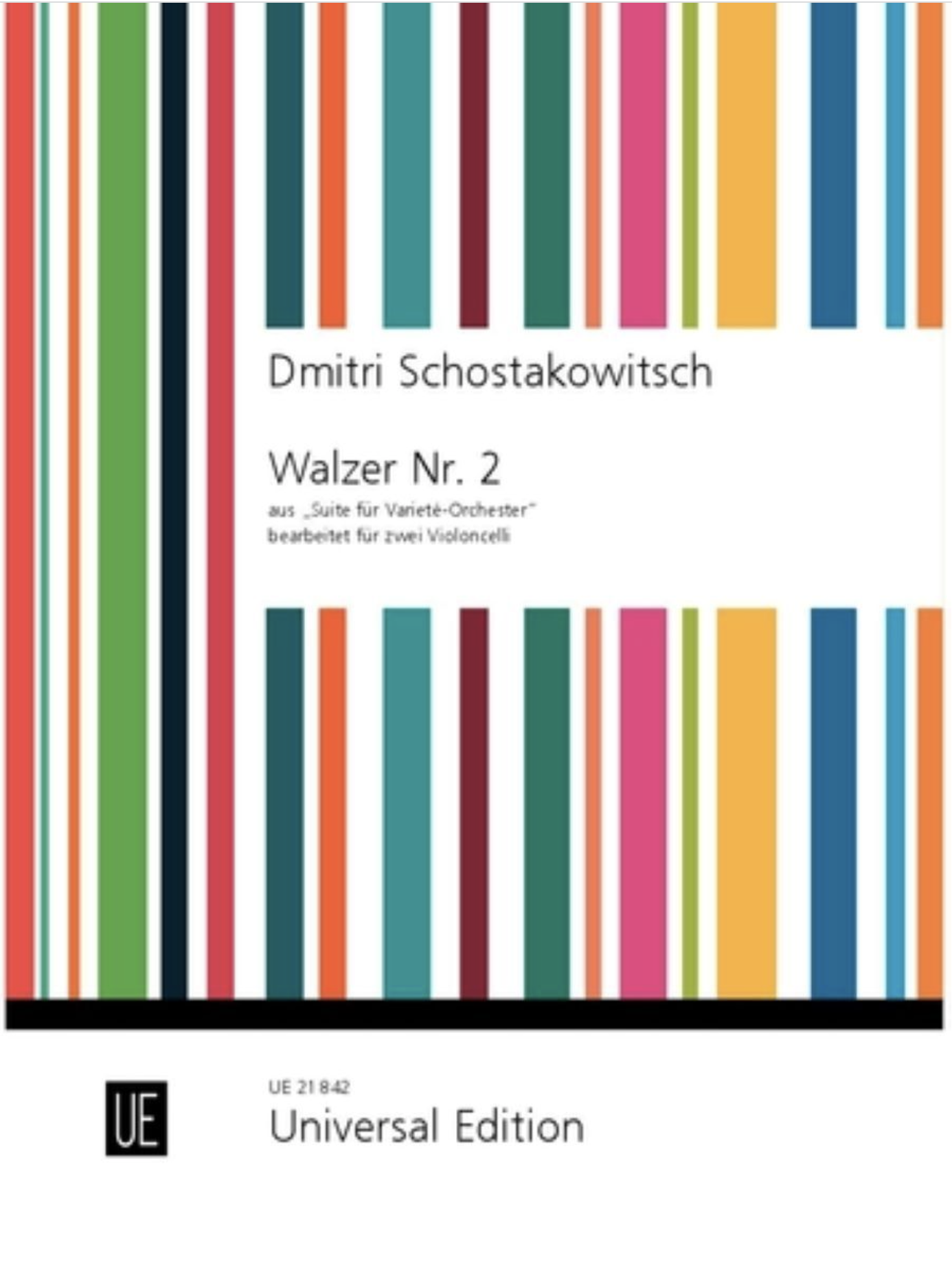 Universal Edition Shostakovich: Waltz No. 2 (two cellos) UE