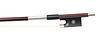 Japanese GUY JEANDEL* Pernambuco violin bow with silver mounted ebony frog