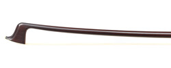 Japanese GUY JEANDEL* Pernambuco violin bow with silver mounted ebony frog