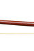*W.E. Dörfler** violin bow, dark round Pernambuco stick, ebony & nickel mounted frog, Parisian eyes, fancy button, GERMANY, 61.8g