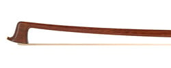 *ALBERT NURNBERGER* W. GERMANY branded viola bow, octagonal Pernambuco stick, silver mounted, 67.6 grams