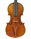 Angeli Hellier Strad model inlaid and decorated violin with highly flamed maple, fine quality