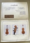 Romanian Francisc GYÖRKE cello, 2016, Reghin, ROMANIA, Davidov Strad model, with maker's certificate